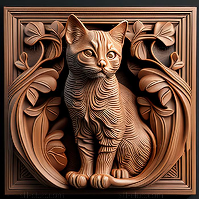 3D model st cat (STL)